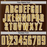 Uniform Sublimation Lightning Jersey Sports Custom Gold-White Soccer Brown Old Uniform Sublimation Lightning Jersey Sports Custom Gold-White Soccer Brown Old