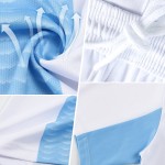 Soccer Geometric Sports Blue Custom Royal Shape White-Light Sublimation Uniform Jersey Soccer Geometric Sports Blue Custom Royal Shape White-Light Sublimation Uniform Jersey