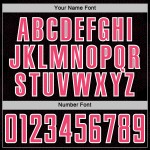 Soccer Neon Sublimation Shape Black Geometric Jersey Sports Custom Uniform Pink-White Soccer Neon Sublimation Shape Black Geometric Jersey Sports Custom Uniform Pink-White