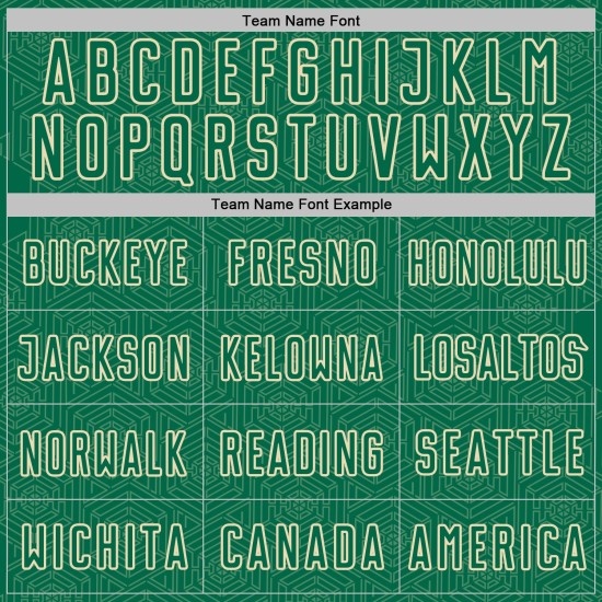 Kelly Sports Shape Jersey Sublimation Custom Uniform Geometric Cream Green Soccer Kelly Sports Shape Jersey Sublimation Custom Uniform Geometric Cream Green Soccer