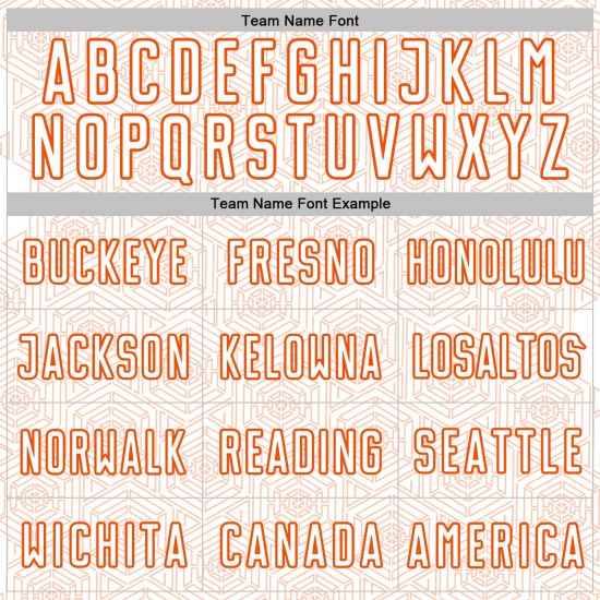 Uniform Sports Sublimation Custom Jersey Shape Orange Geometric White Soccer Uniform Sports Sublimation Custom Jersey Shape Orange Geometric White Soccer